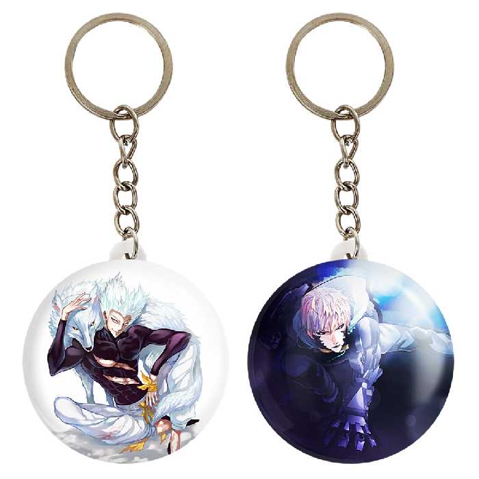 جاکلیدی خندالو مدل جنوس و گارو انیمه مرد تک مشتی کد 1134111337 مجموعه 2 عددی