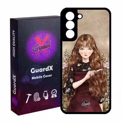 کاور گارد ایکس طرح دختر مدل Glass10246 مناسب برای گوشی موبایل سامسونگ Galaxy S21 FE