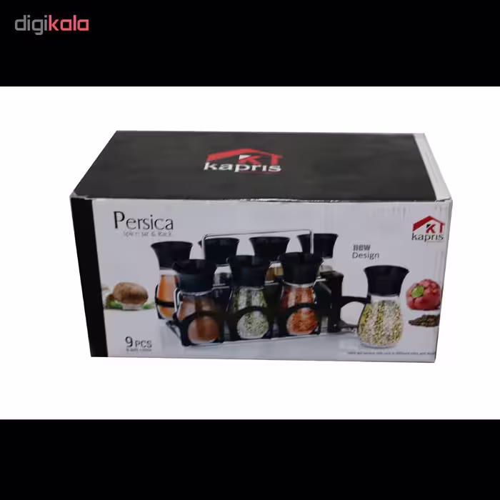 جای ادویه کاپریس مدل 604 مجموعه 8 عددی