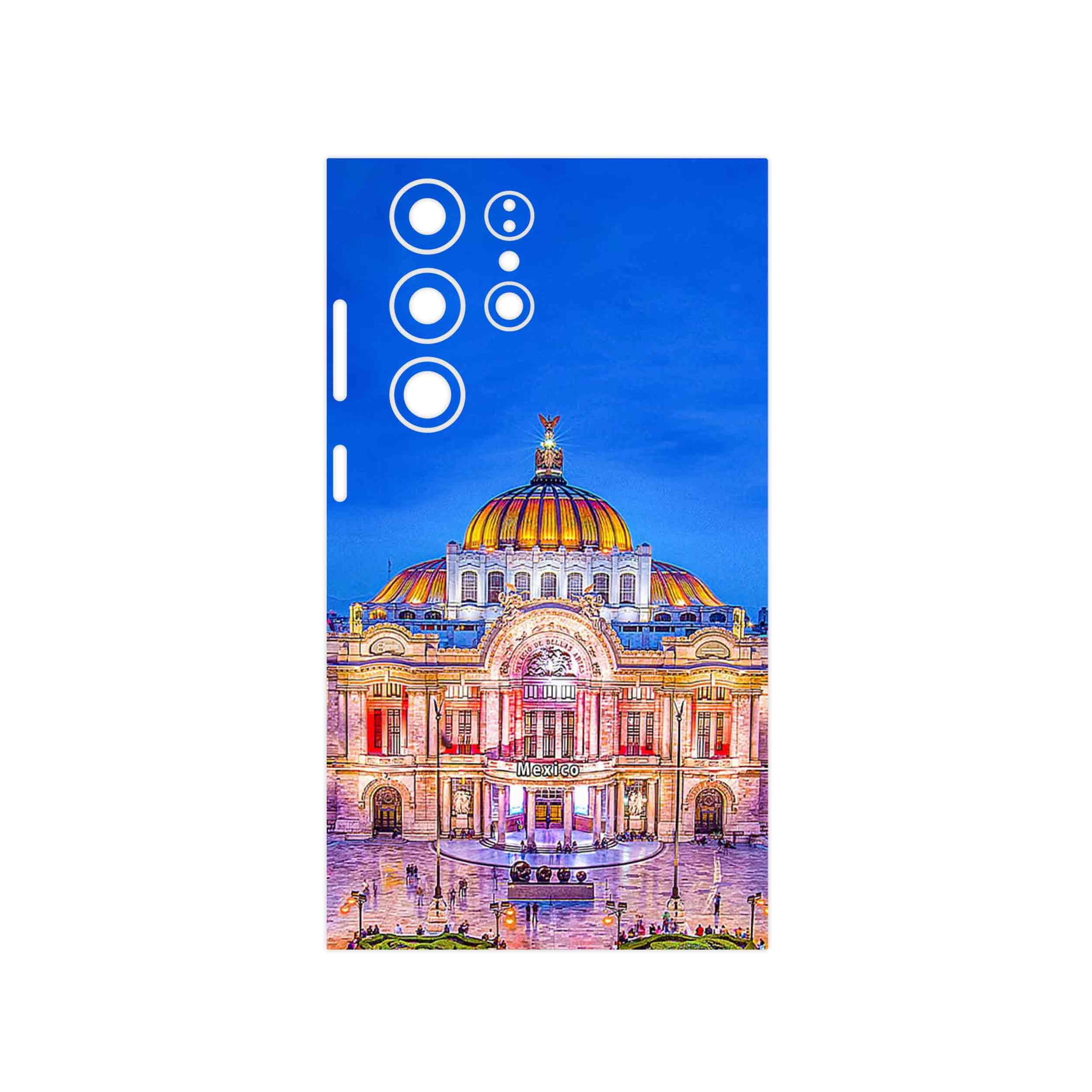 برچسب پوششی ماهوت مدل Mexico City مناسب برای گوشی موبایل سامسونگ Galaxy S23 Ultra