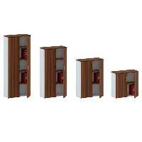 کتابخانه FLC01-195*80*35-W ساجیران