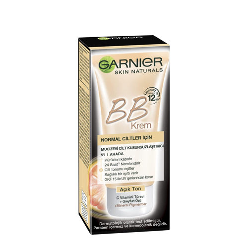 بی بی کرم پوست نرمال گارنیر رنگ روشن 18 میل
