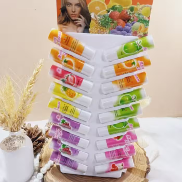 بالم لب ویتامینه بی رنگ میوه ایmoisture