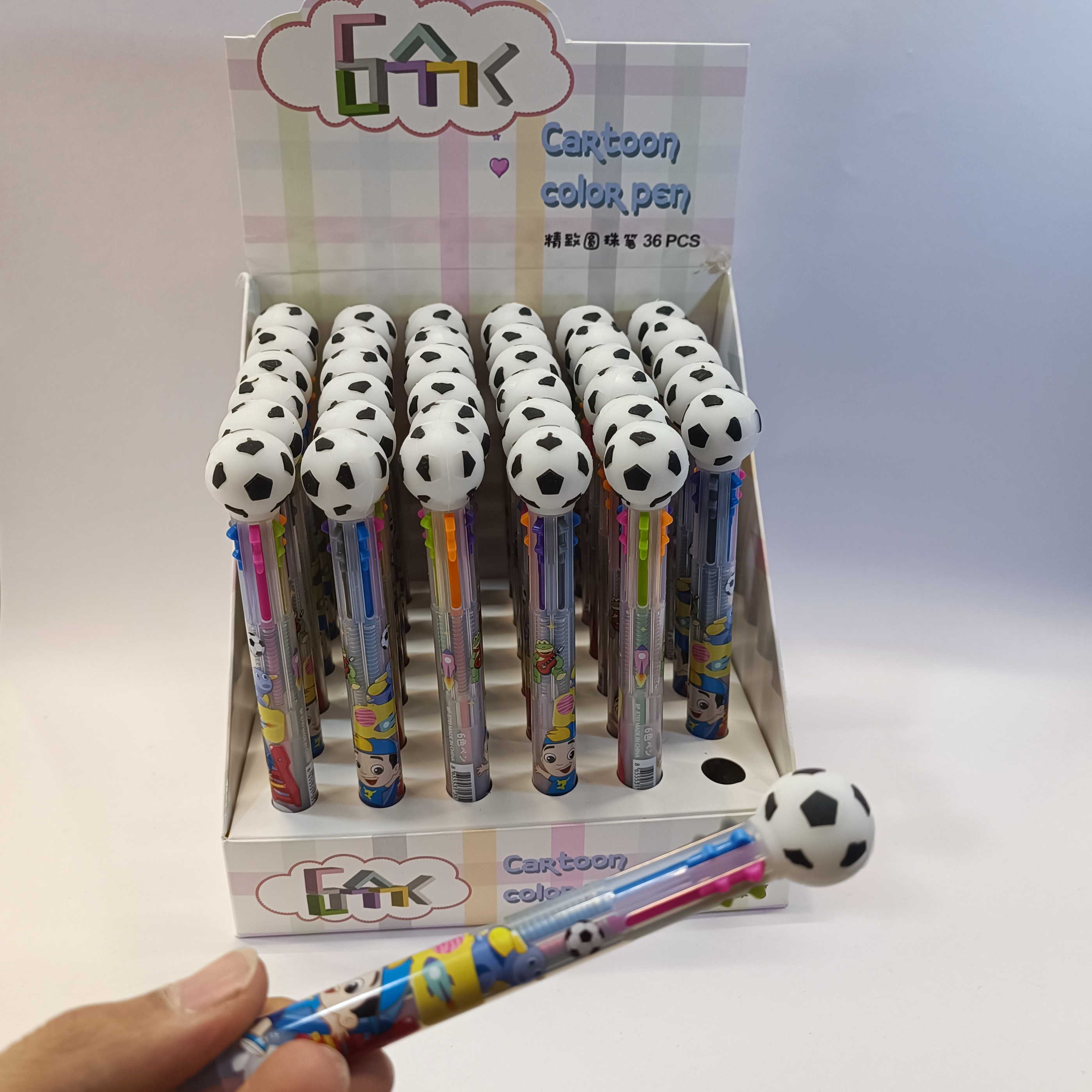 خودکار چندرنگ  فانتزی سری توپ فوتبال خودکار رنگی