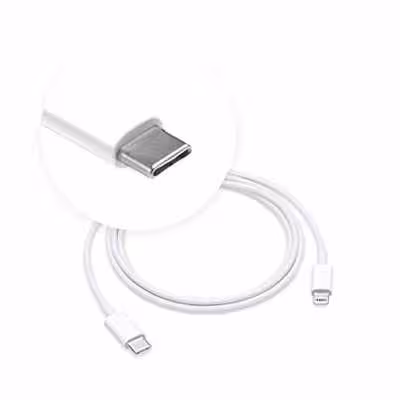 کابل تبدیل USB-C به لایتنینگ مدل A2 طول 1 متر