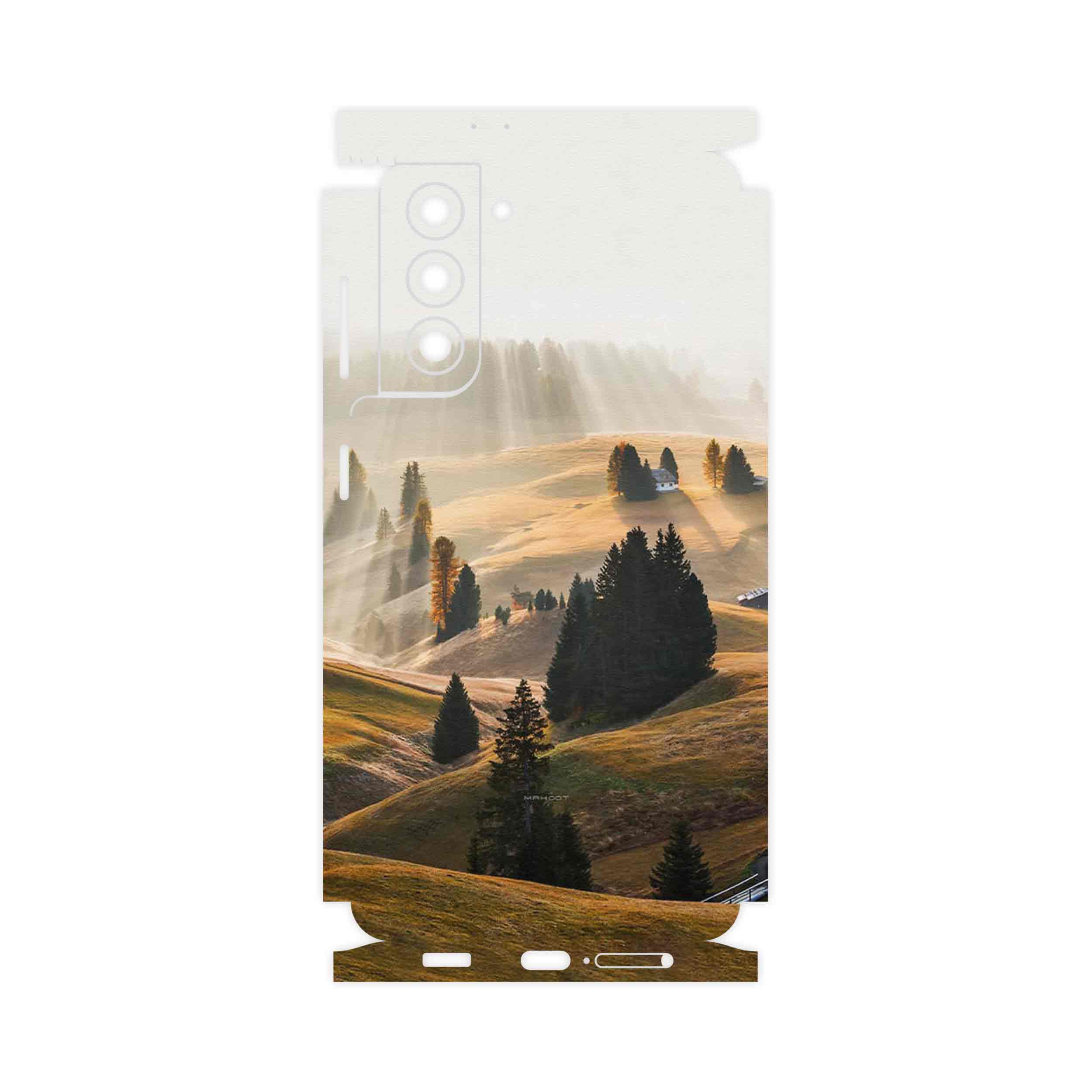 برچسب پوششی ماهوت مدل Foggy Plain-FullSkin مناسب برای گوشی موبایل سامسونگ Galaxy S21 5G
