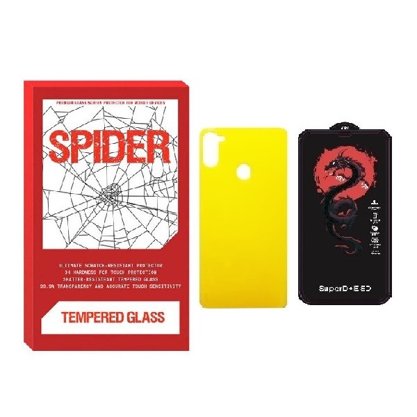 محافظ صفحه نمایش اسپایدر مدل HORO مناسب برای گوشی موبایل سامسونگ Galaxy A11 به همراه محافظ پشت گوشی | کالا برتری