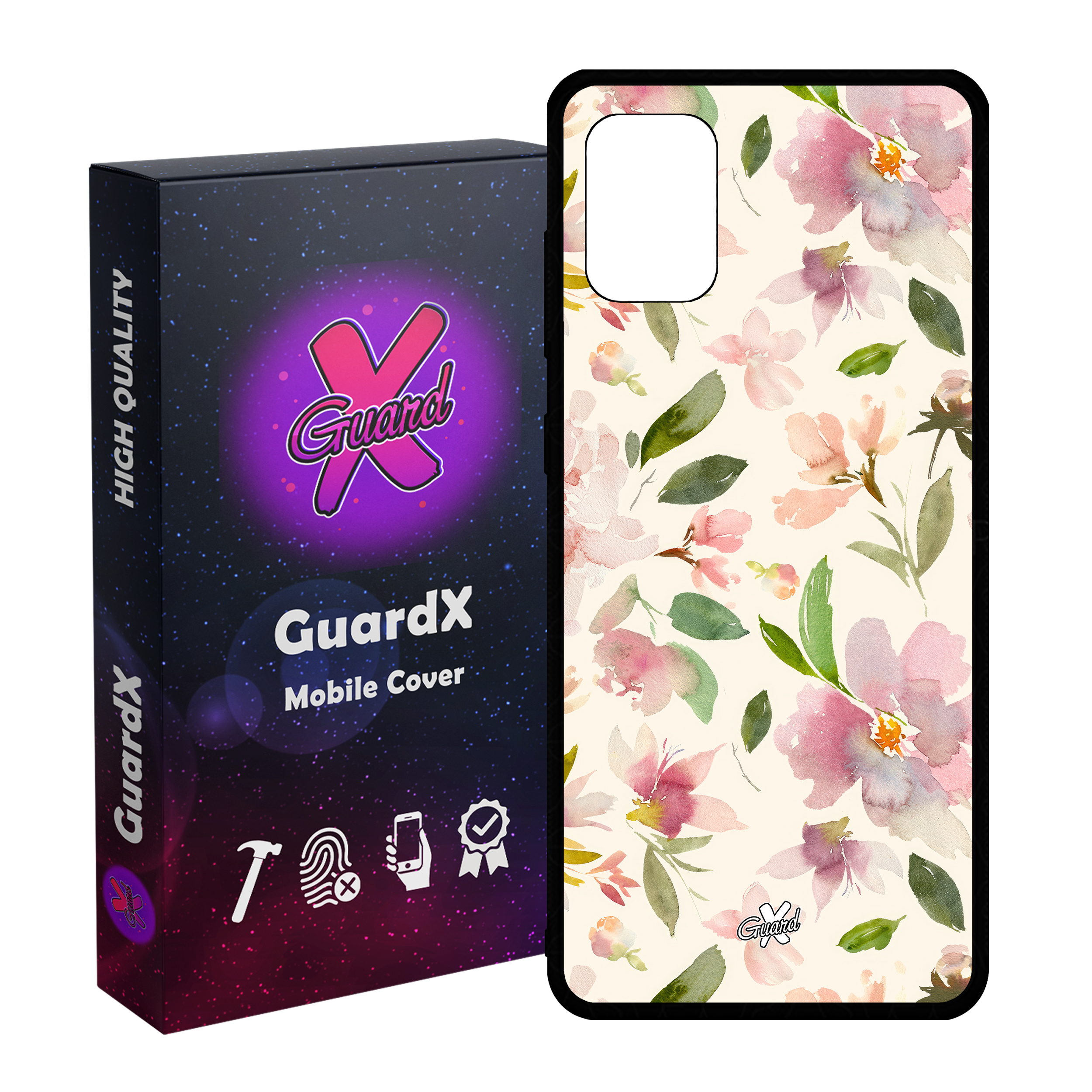 کاور گارد ایکس طرح گل مدل Glass10579 مناسب برای گوشی موبایل سامسونگ Galaxy A31