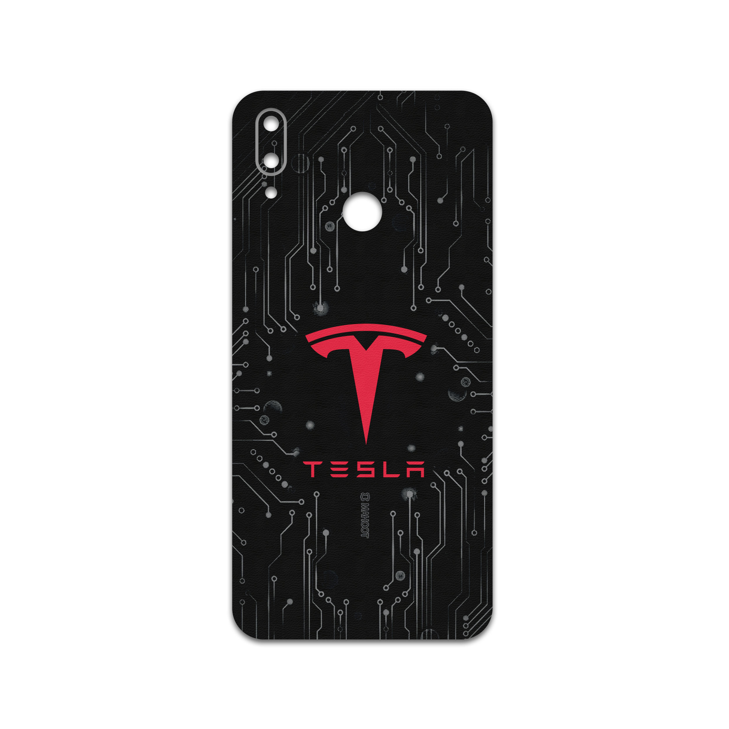 برچسب پوششی ماهوت مدل TESLA-Motors مناسب برای گوشی موبایل هوآوی Y9 2019