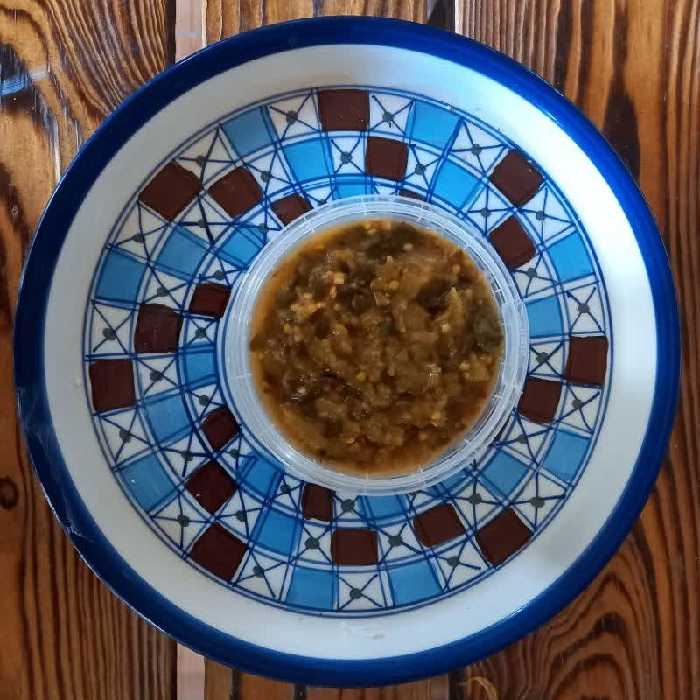 ترشی بادمجان حلقه ای 300 گرمی  مزرعه گردشگری کشاورزی تاجر سریزدی