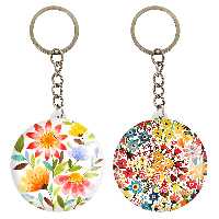 جاکلیدی خندالو مدل گل گلی کد 22442245 مجموعه 2 عددی