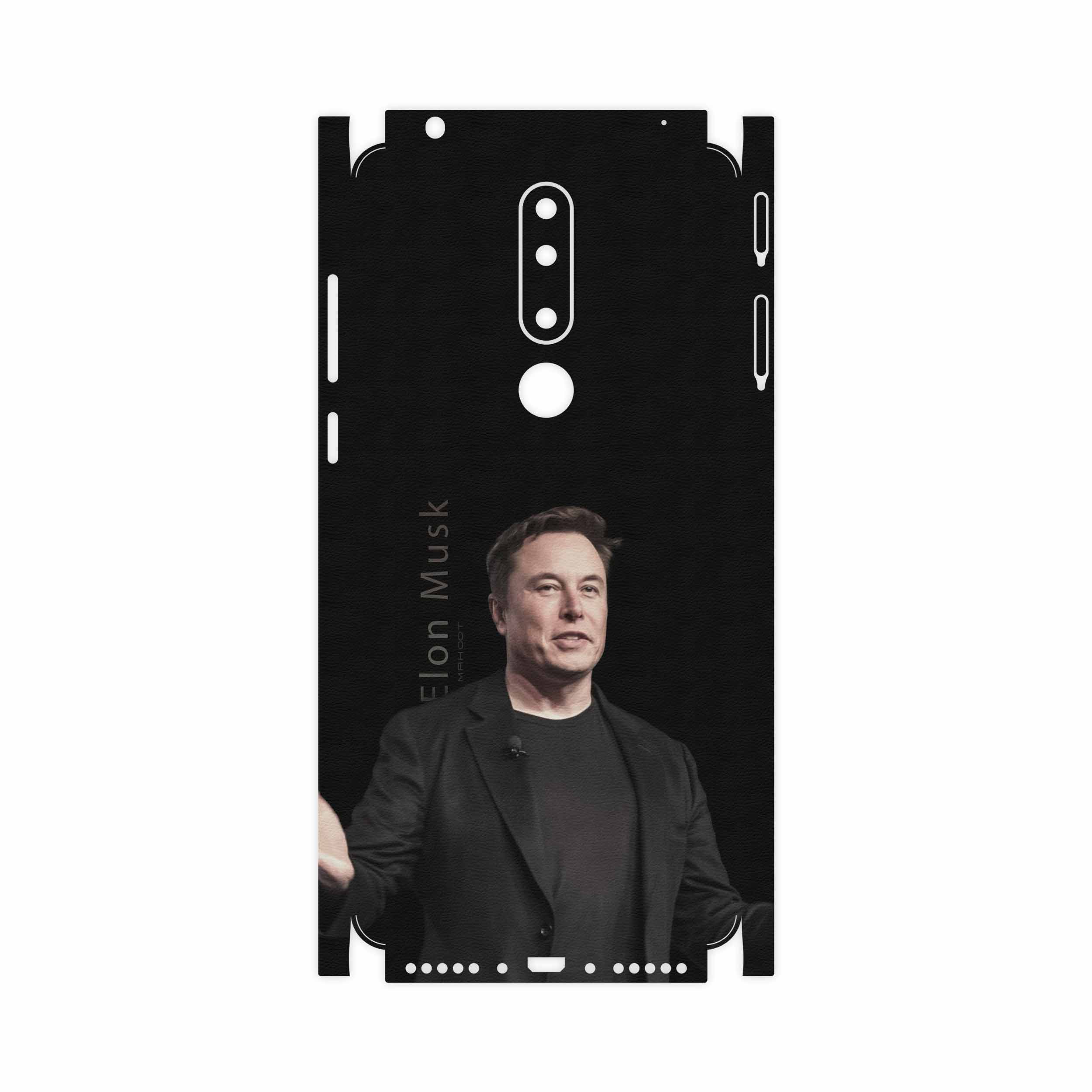 برچسب پوششی ماهوت مدل Elon Musk-FullSkin مناسب برای گوشی موبایل نوکیا 3.1 Plus