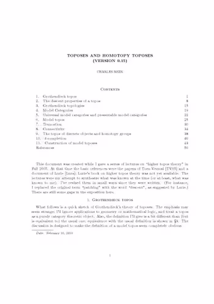 خرید و دانلود نسخه کامل کتاب Toposes and homotopy toposes