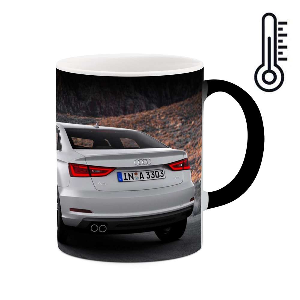 ماگ حرارتی طرح ماشین Audi A3 مدل mgph15197