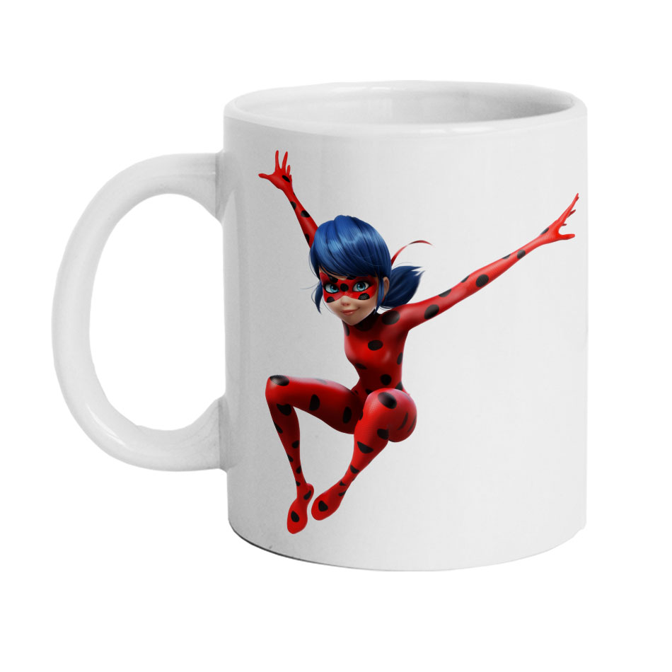 ماگ طرح دختر کفشدوزکی مدل M2175