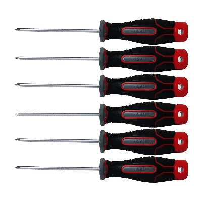 پیچ گوشتی چهارسو تیوان مدل AT - 3x75 مجموعه 6 عددی