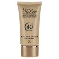 کرم ضد آفتاب رنگی  مدیسان مدل  Ultra Light Beige SPF 40 مناسب انواع پوست حجم 30 میلی لیتر    