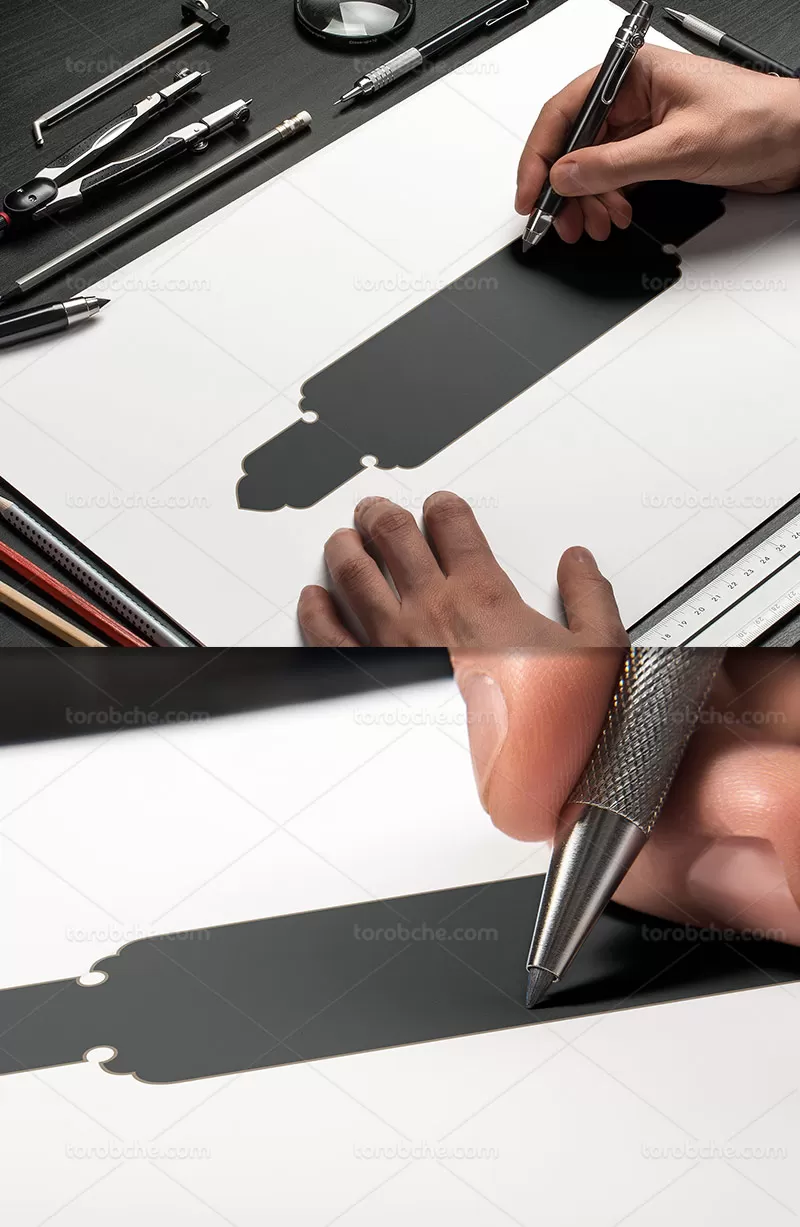 کادر تذهیب 71 | گرافیک با طعم تربچه