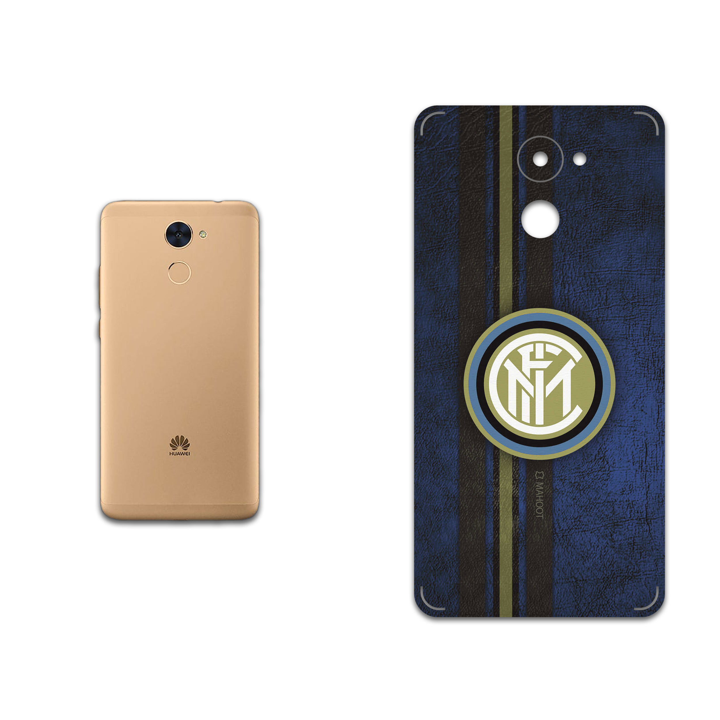 برچسب پوششی ماهوت مدل Inter-Milan-FC مناسب برای گوشی موبایل هوآوی Y7 Prime