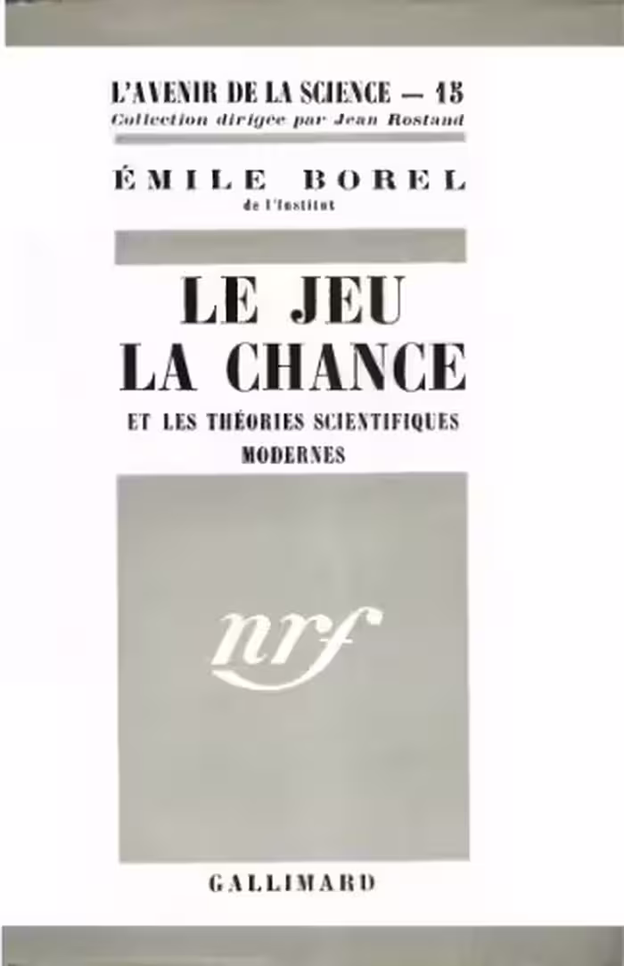 خرید و دانلود نسخه کامل کتاب Le jeu, la chance et les théories scientifiques modernes