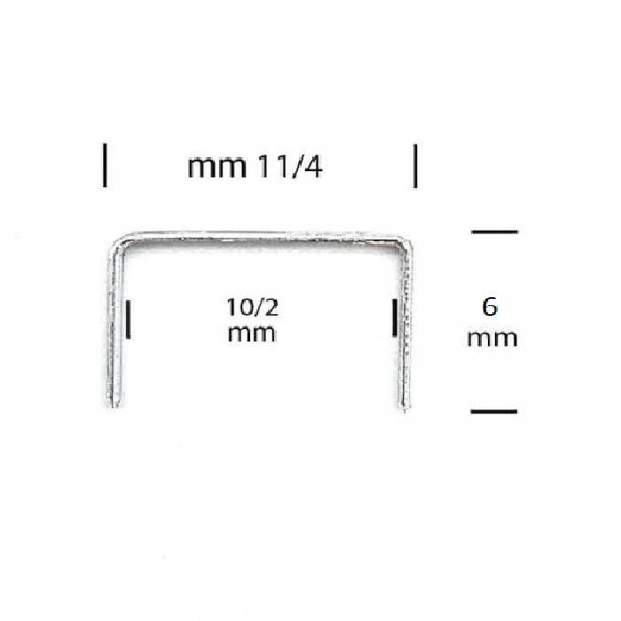 سوزن منگنه مدل تینا فلز سایز 530/06 بسته 4800 عددی