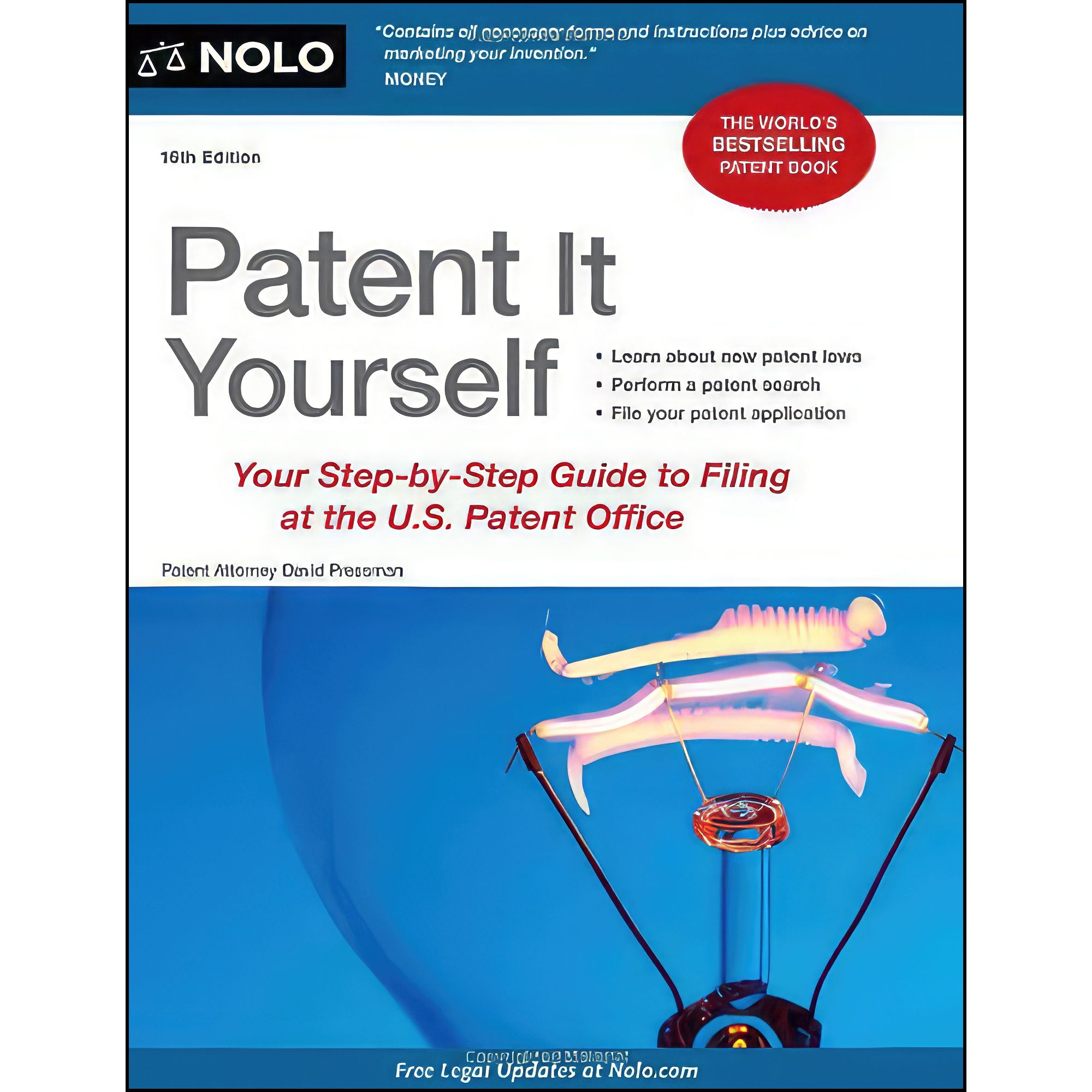 کتاب Patent It Yourself اثر David Pressman انتشارات NOLO
