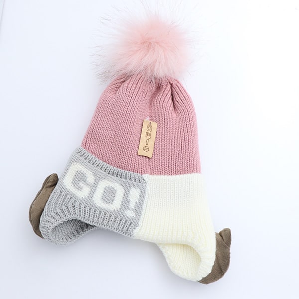 کلاه پسرانه گوشدار تدی رنگ کالباسی 61415 کد 2