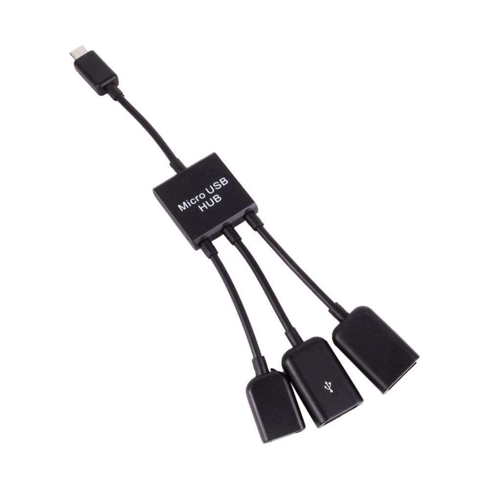 هاب 3 پورت MicroUSB OTG مدل MN