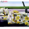 سرویس ملحفه طرح آلکا کد F3096 دونفره 4 تکه