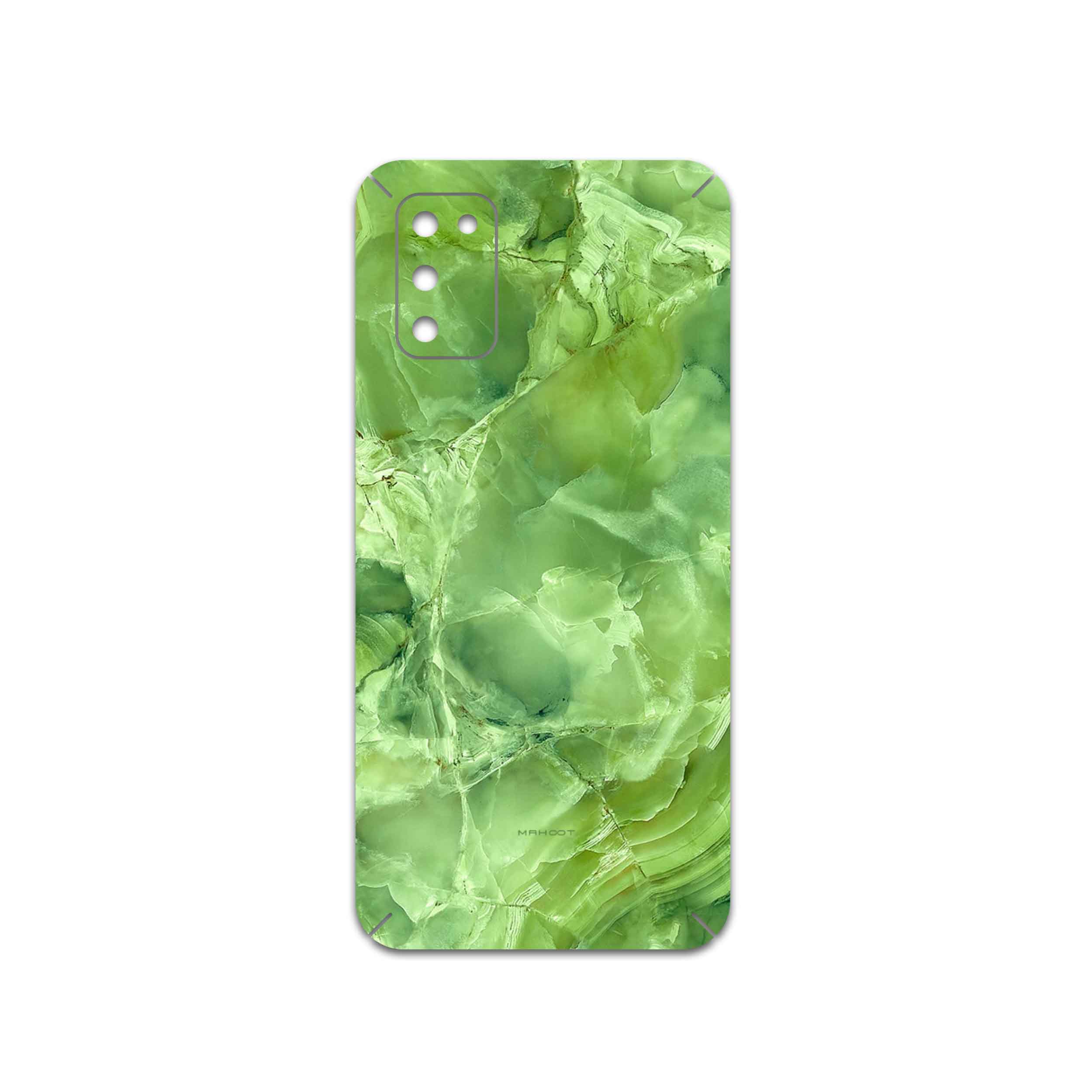 برچسب پوششی ماهوت مدل Green-Crystal-Marble مناسب برای گوشی موبایل سامسونگ Galaxy M02s