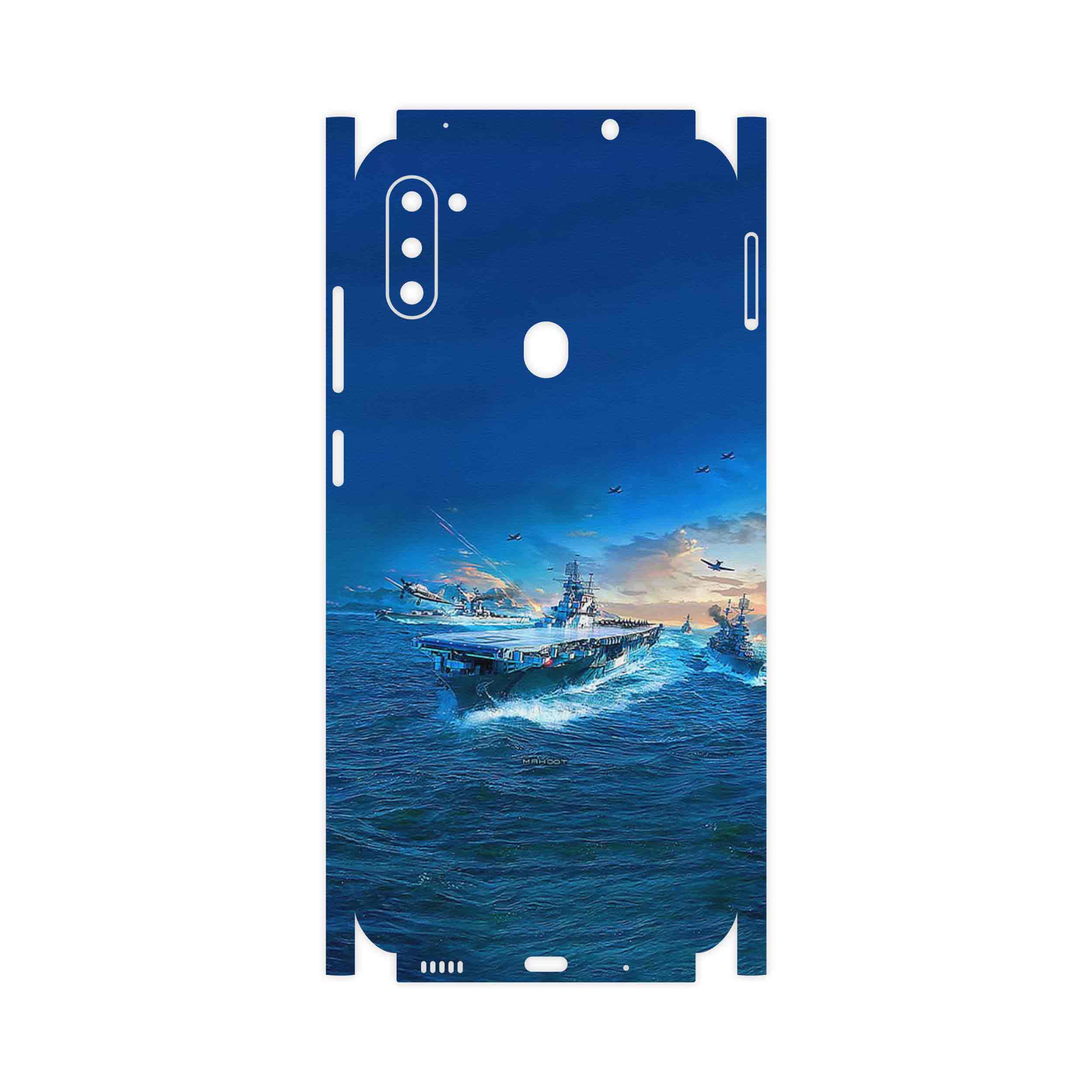 برچسب پوششی ماهوت مدل Warship-FullSkin مناسب برای گوشی موبایل سامسونگ Galaxy M11
