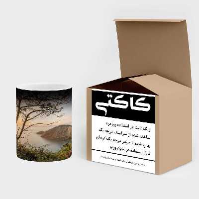 ماگ حرارتی کاکتی طرح منظره مدل mgh16296