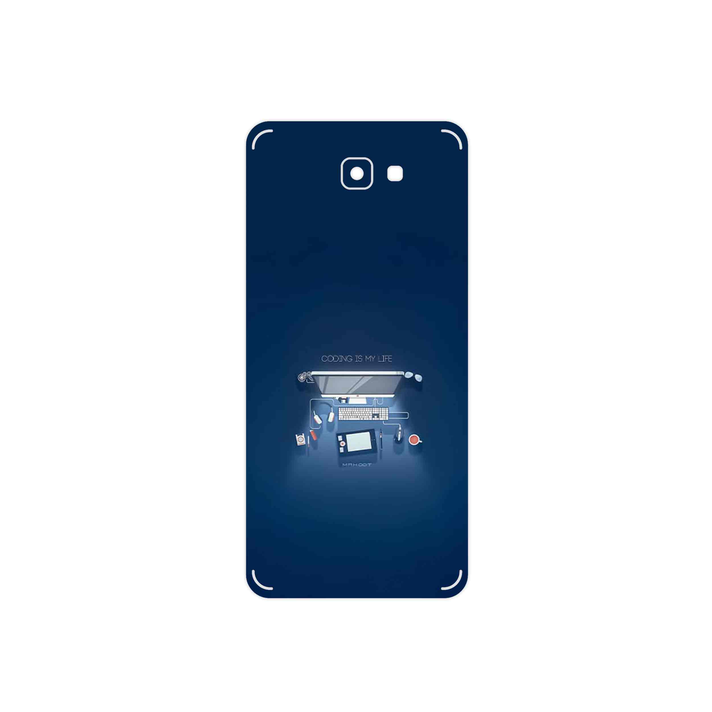 برچسب پوششی ماهوت مدل Programming 3 مناسب برای گوشی موبایل سامسونگ Galaxy J7 Prime 2