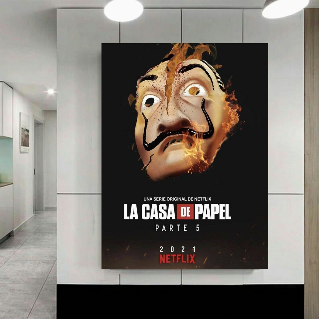 تابلو بوم طرح خانه کاغذی مدل SDB103