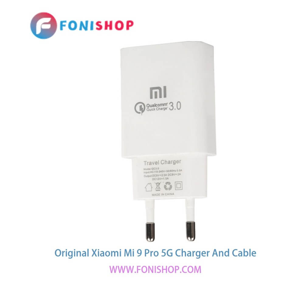 کابل و شارژر فست شارژ اصلی شیائومی Xiaomi Mi 9 Pro 5G