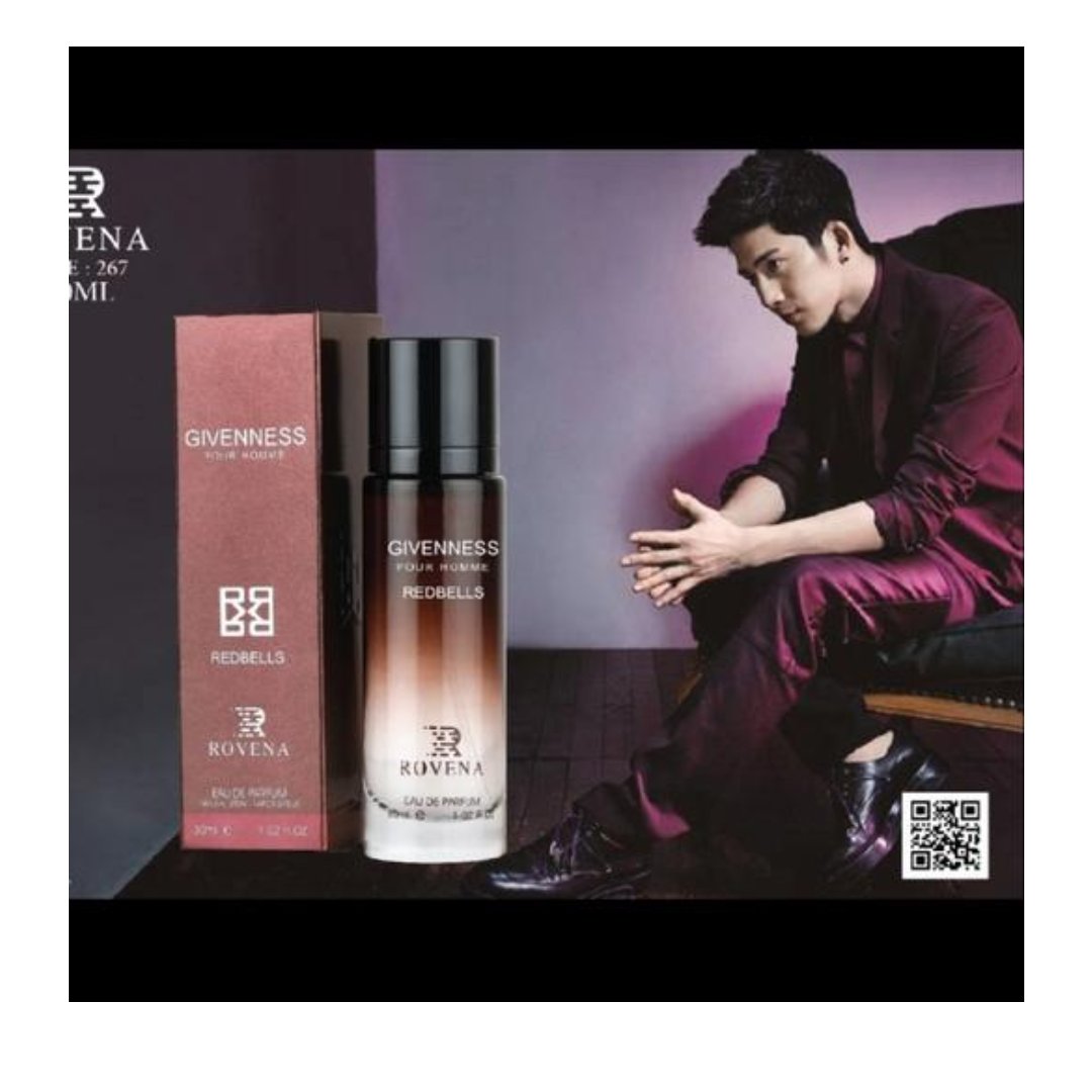 عطر ادکلن مردانه جیوانچی پورهوم روونا جیونس پورهوم (Rovena Givenchy Pour Homme) 30 میل