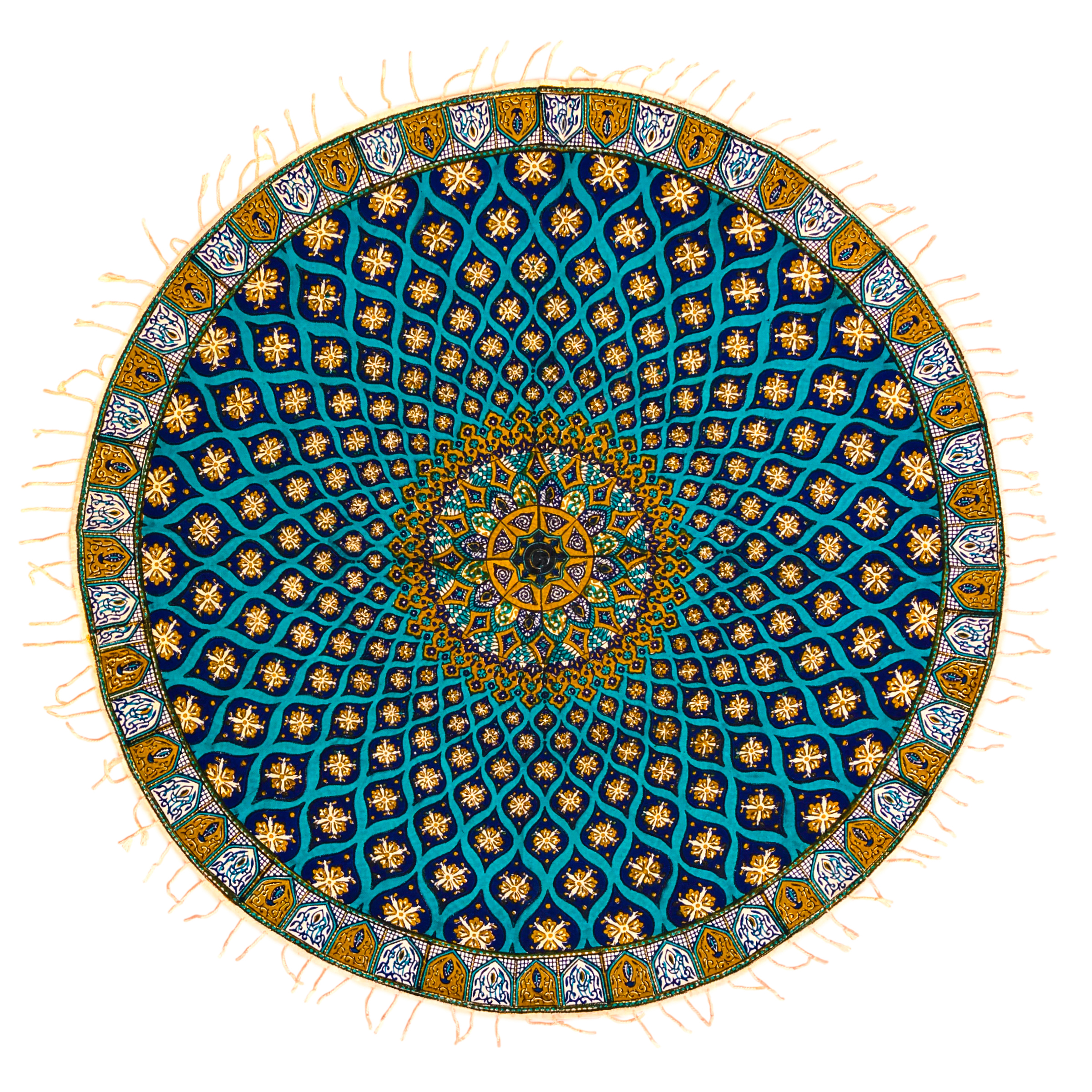 رومیزی قلمکار عطریان طرح گنبد کد G361