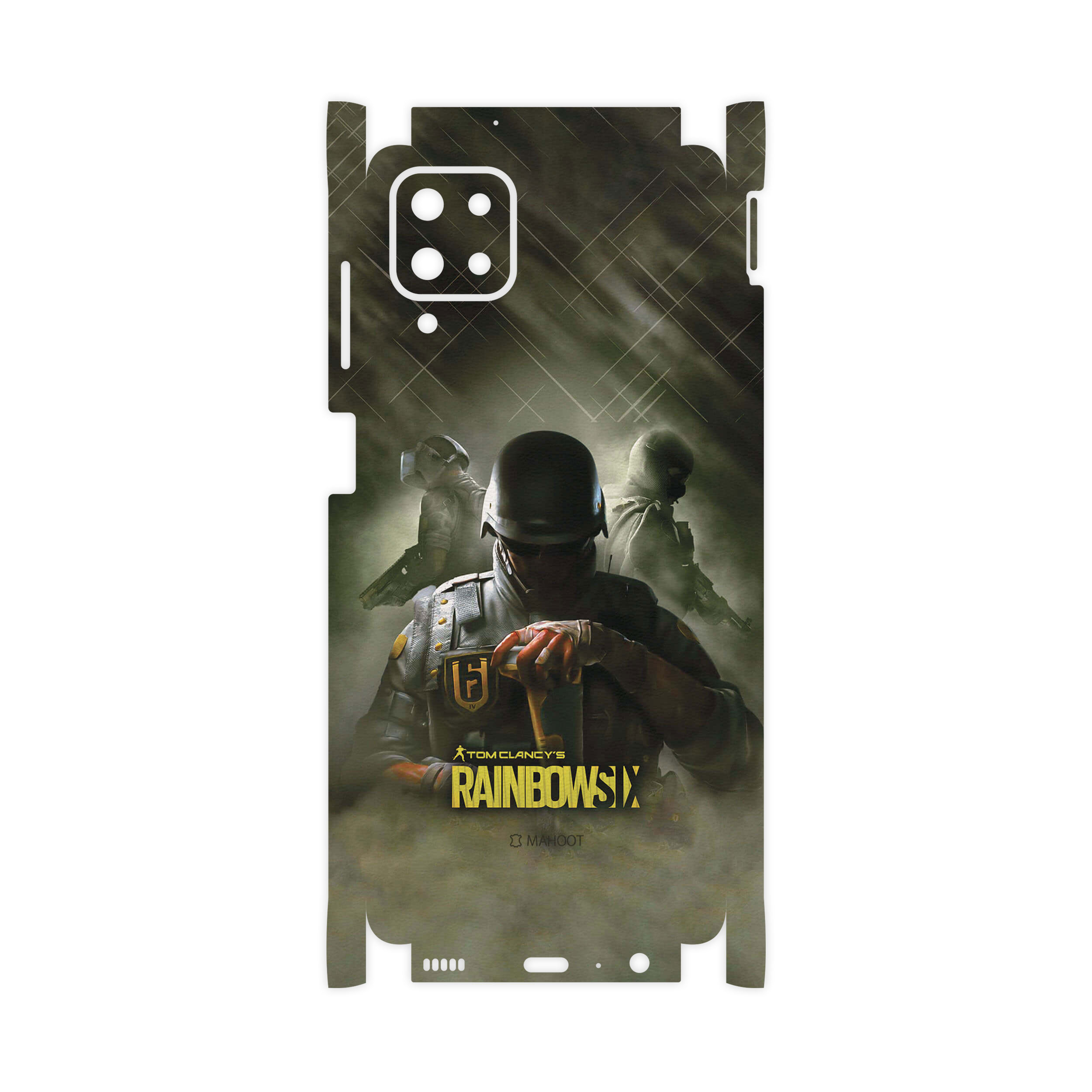 برچسب پوششی ماهوت مدل Rainbow-Six-Game-FullSkin مناسب برای گوشی موبایل سامسونگ Galaxy A12