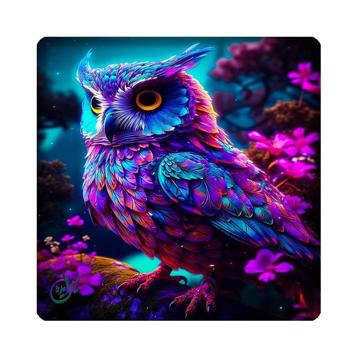 کاشی مبین ایده مدل جغد kh10 کد 1557