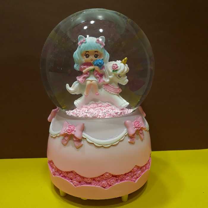 گوی موزیکال دختر و تکشاخ پمپی 