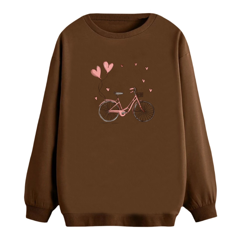 سویشرت زنانه مدل دوچرخه کد 1