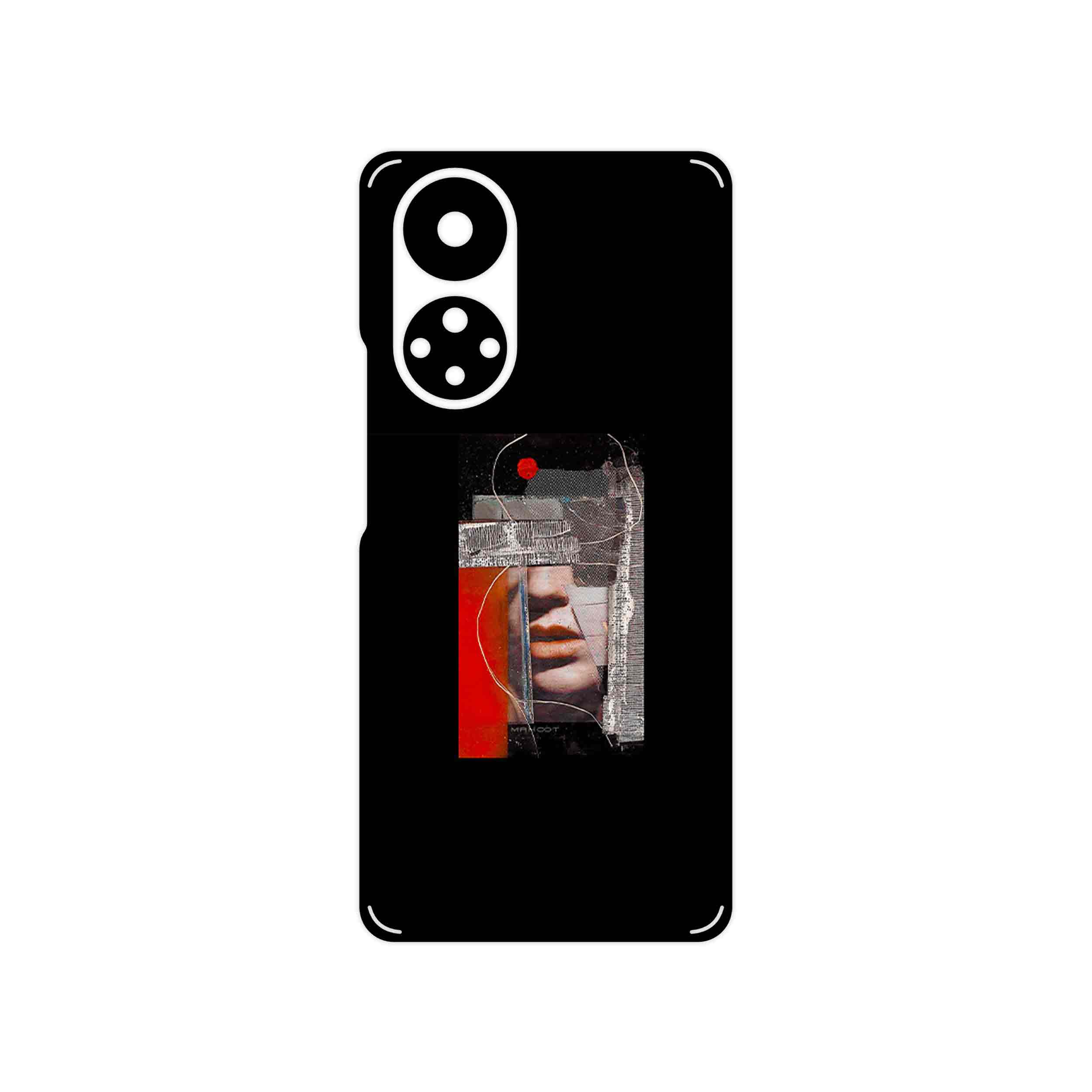 برچسب پوششی ماهوت مدل Collage of Mouth مناسب برای گوشی موبایل آنر 50