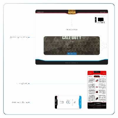 برچسب پوششی ماهوت مدل Call-of-Duty-Game مناسب برای تبلت اپل iPad Pro 12.9 (GEN 3) 2018 A1895