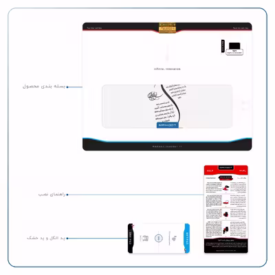 برچسب پوششی ماهوت مدل Van-Yekad مناسب برای تبلت اپل iPad Pro 9.7 2016 A1673