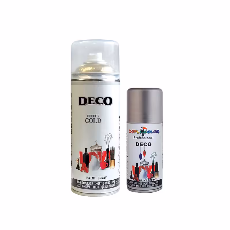اسپری رنگ طلایی و نقره ای دکو مدل d2 حجم 400 میلی لیتر مجموعه 2 عددی