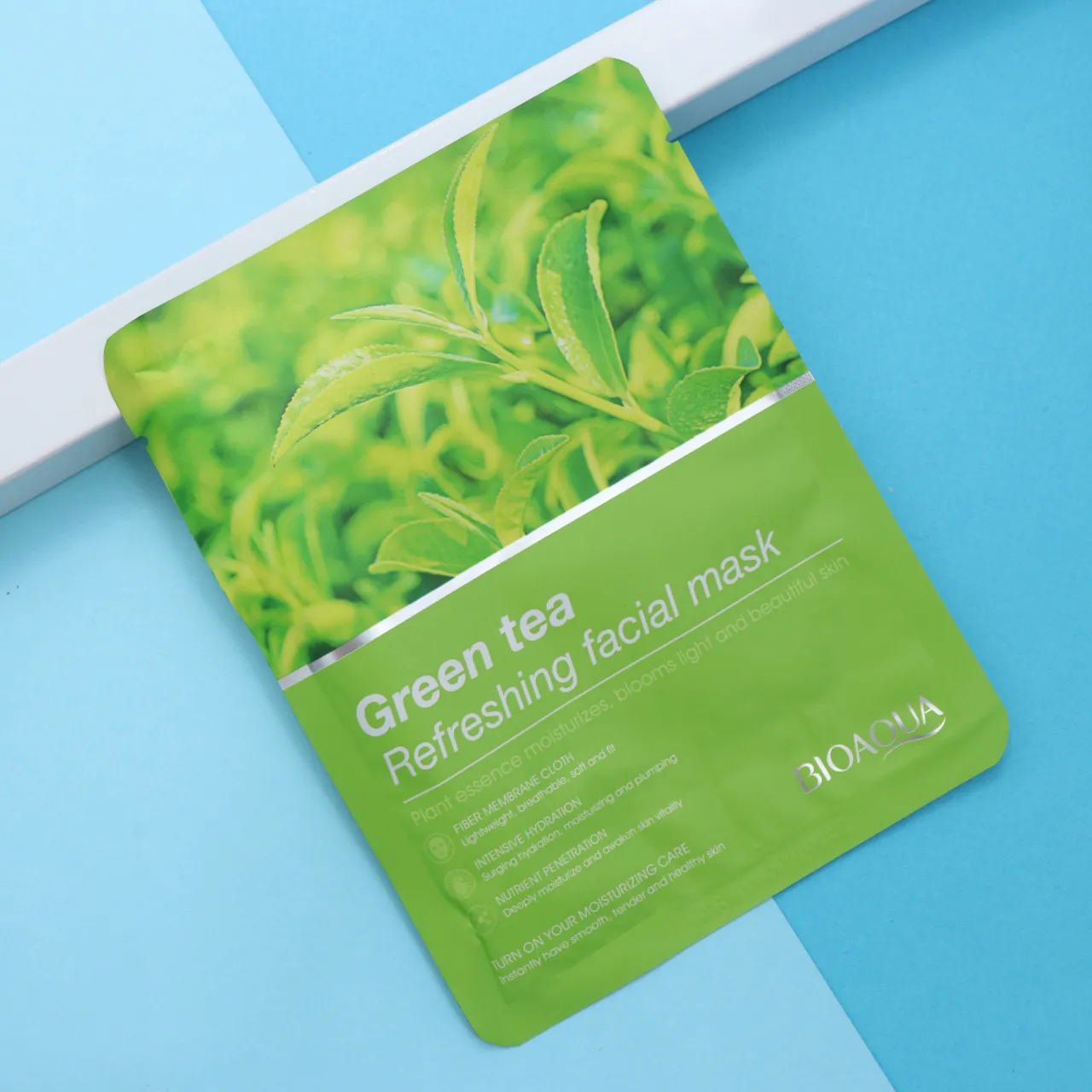 ماسک صورت ورقه ای چای سبز 25 گرم BIOAQUA کد 91270