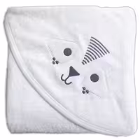 حوله چهارگوش کلاه دار طرح راکن Baby like