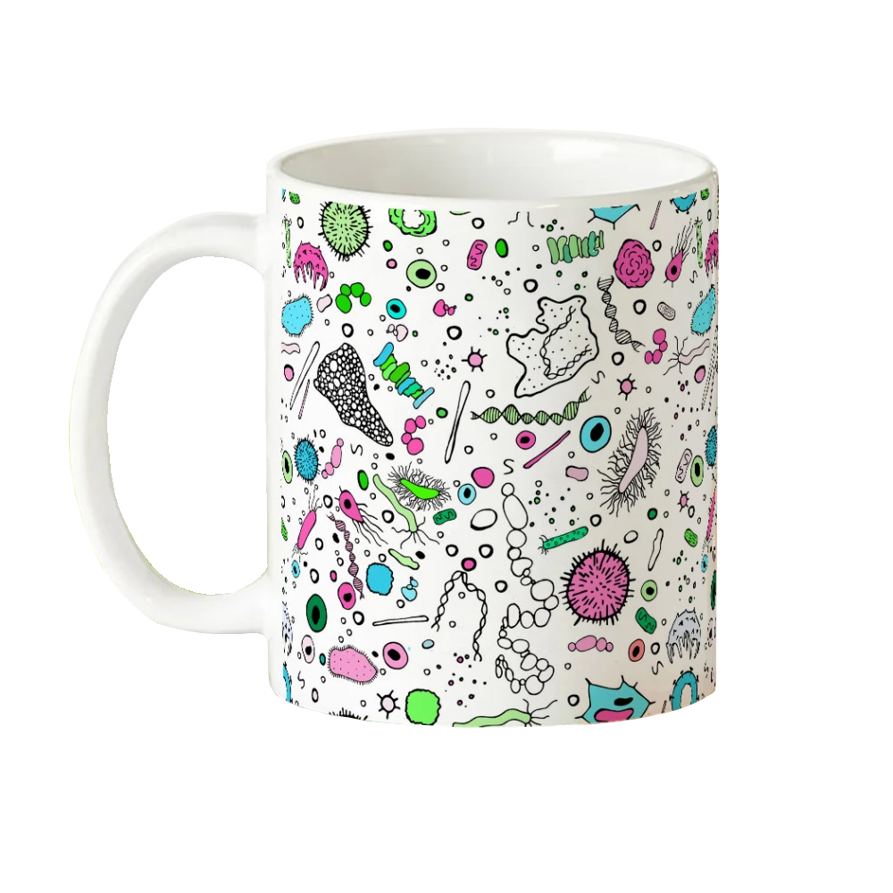 ماگ طرح دانشجو بیولوژی و آزمایشگاهی زیست شناسی