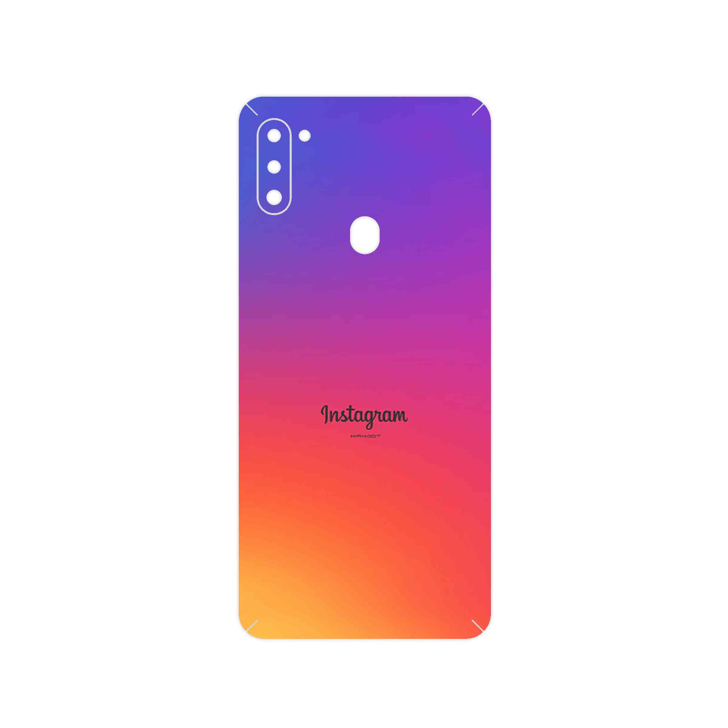 برچسب پوششی ماهوت مدل Instagram مناسب برای گوشی موبایل سامسونگ Galaxy M11