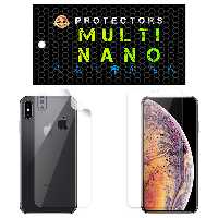 محافظ صفحه نمایش مولتی نانو مدل X-SFT مناسب برای گوشی موبایل اپل iPhone 10S Max به همراه محافظ پشت | کالا برتری